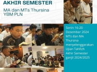 Ujian Tahfiz Semester Ganjil 2024-2025